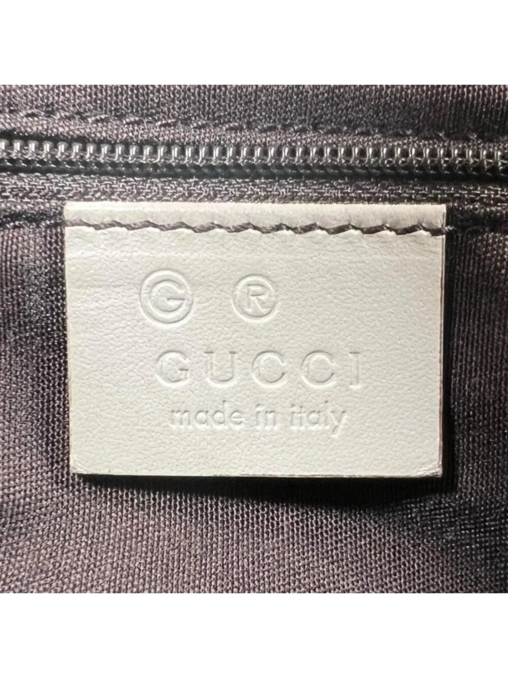 Gucci Shoulder Bag GG Canvas Beige Gold